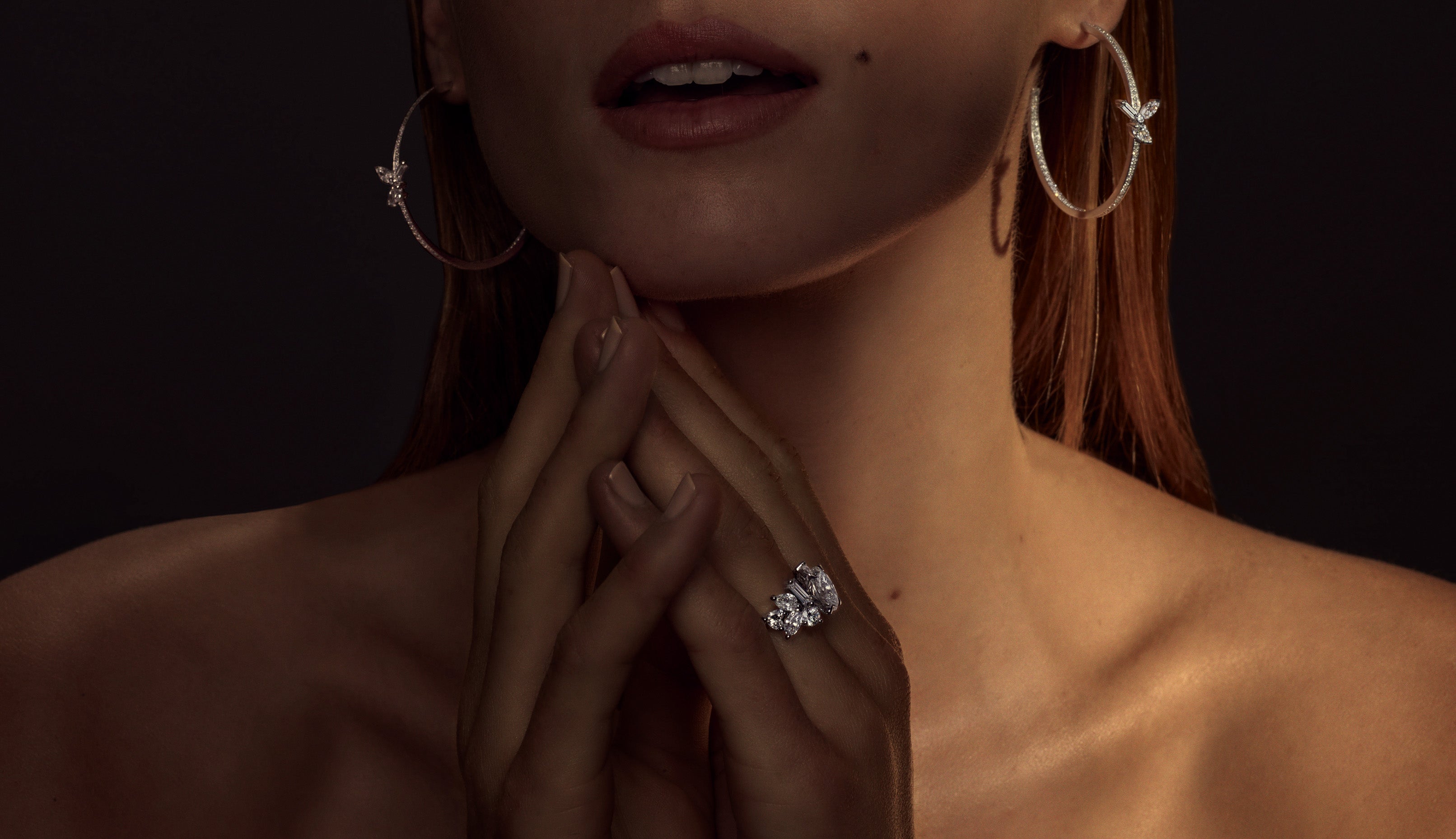 Primavera multi shape diamond engagement ring by Stefano Canturi