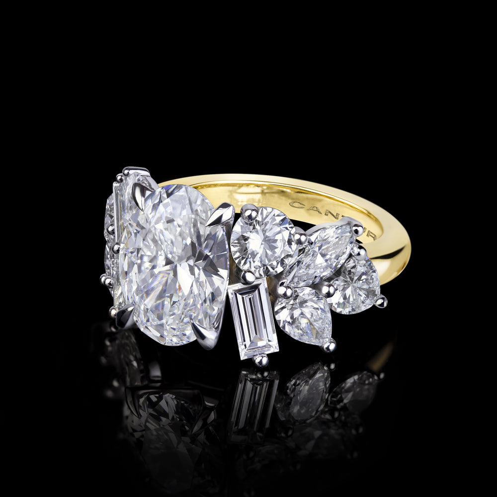 Primavera Diamond Engagement Ring by Canturi – A delicate and sculptural design featuring exquisite diamonds, handcrafted for timeless elegance and romance.