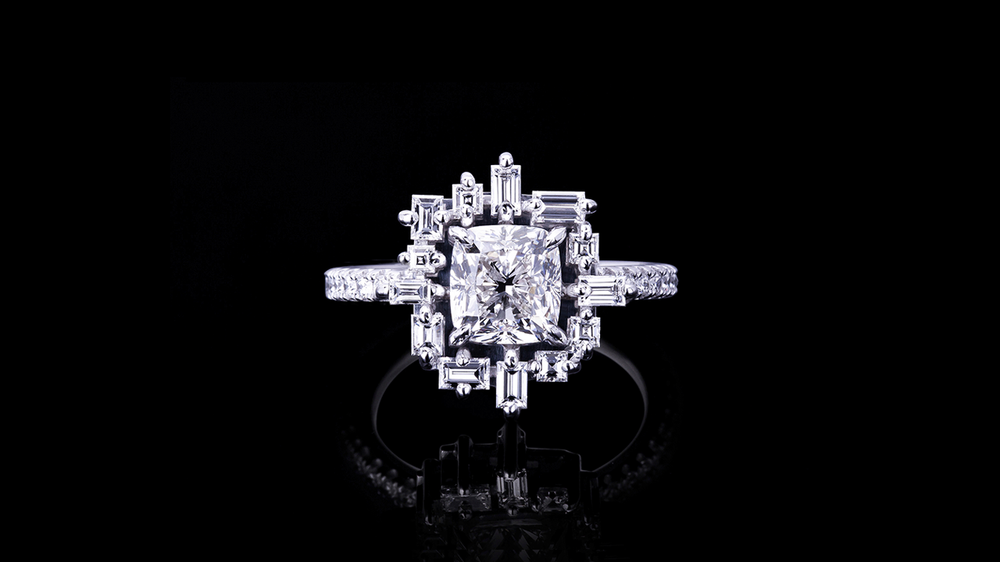 Stella 2.01ct cushion cut diamond ring by Stefano Canturi