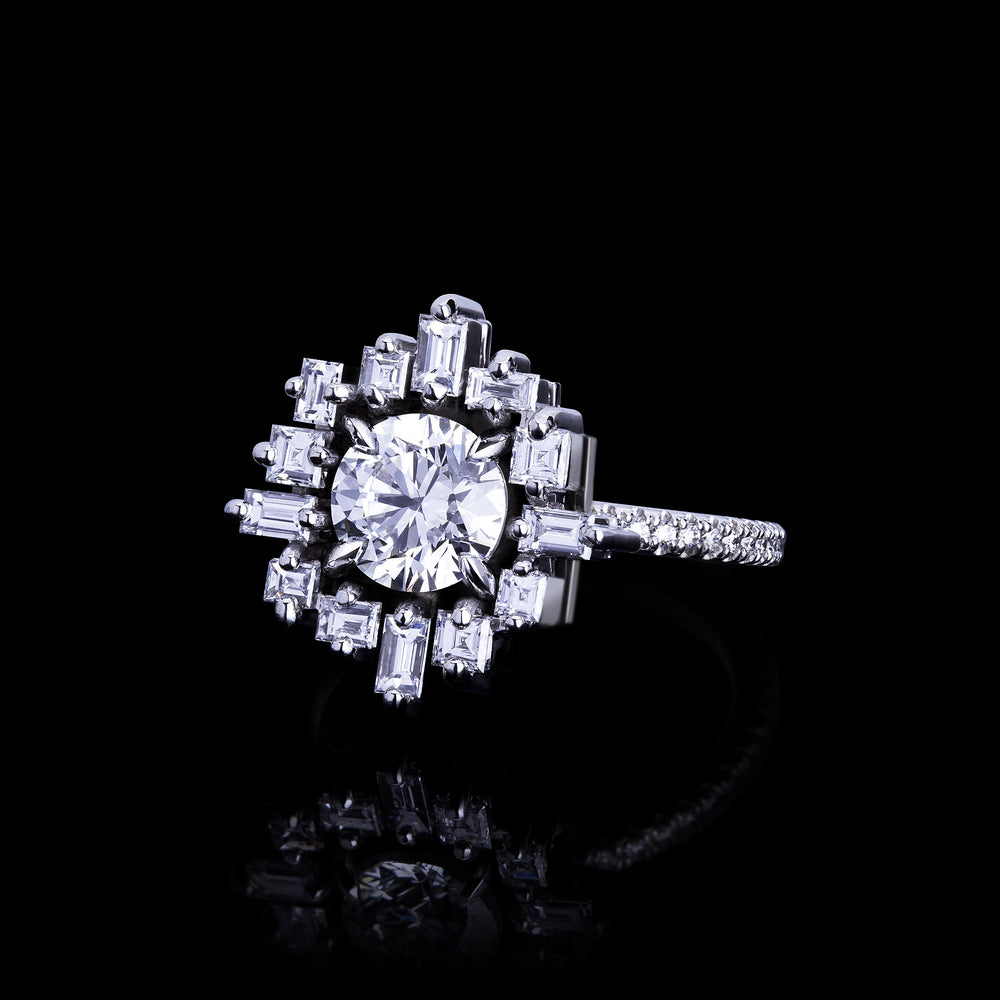 Stella 1.00ct D/SI1 Round diamond ring by Stefano Canturi