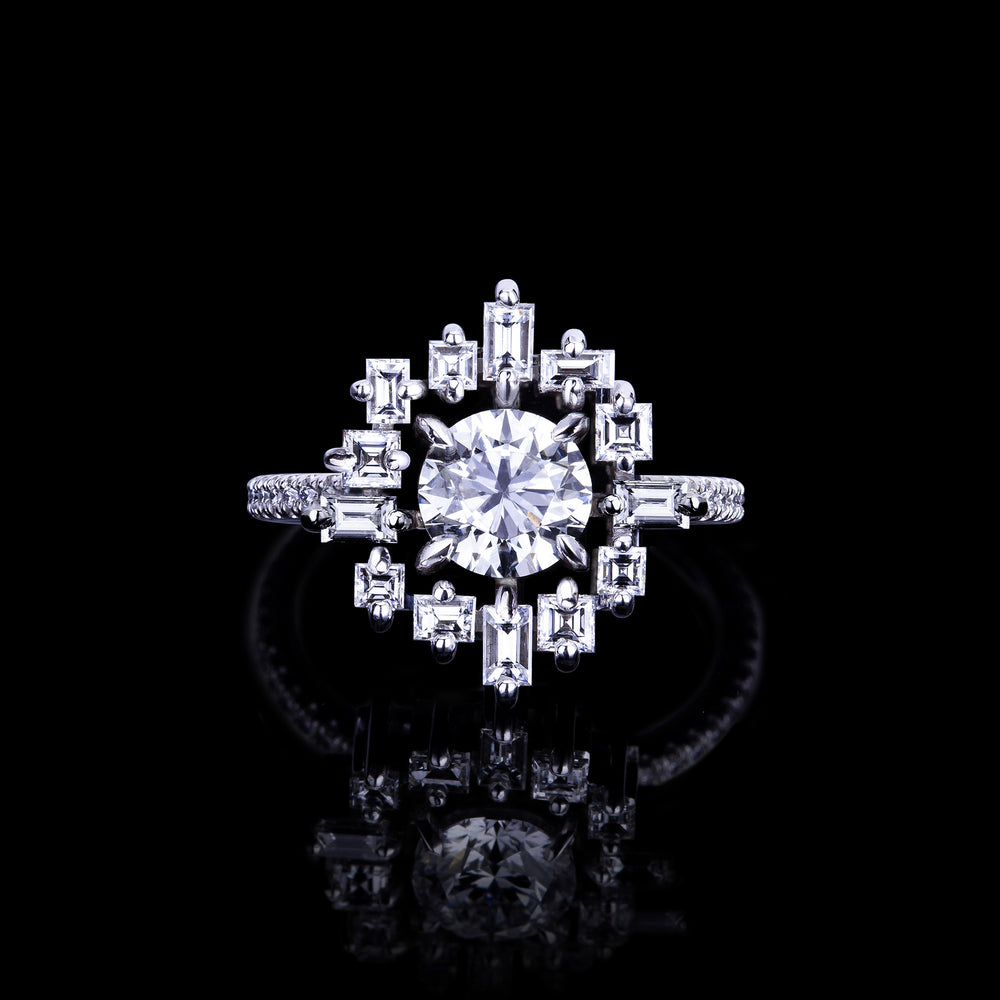 Stella 1.00ct D/SI1 Round diamond ring by Stefano Canturi