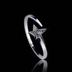 Odyssey black diamond Star bangle by Stefano Canturi