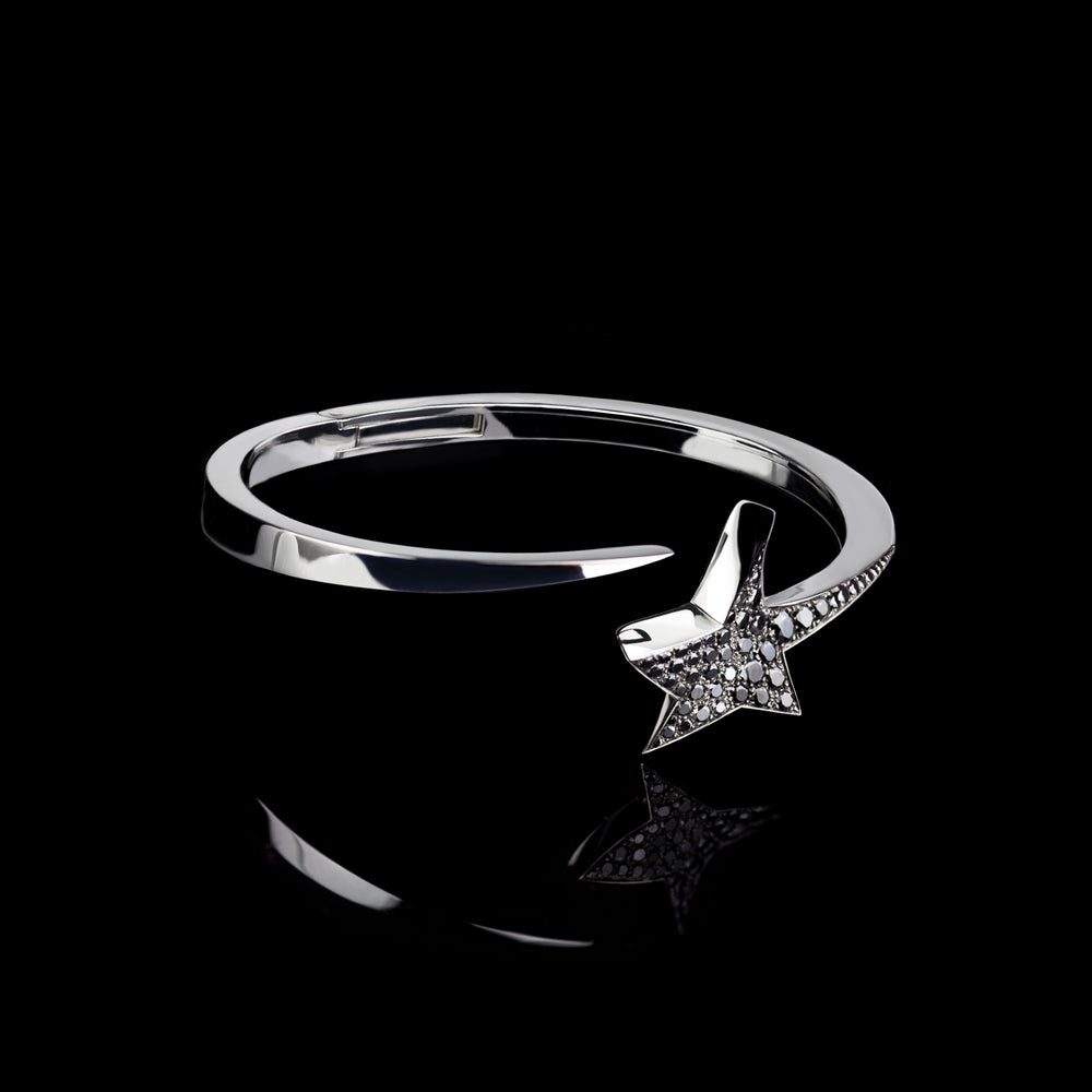 Odyssey black diamond Star bangle by Stefano Canturi