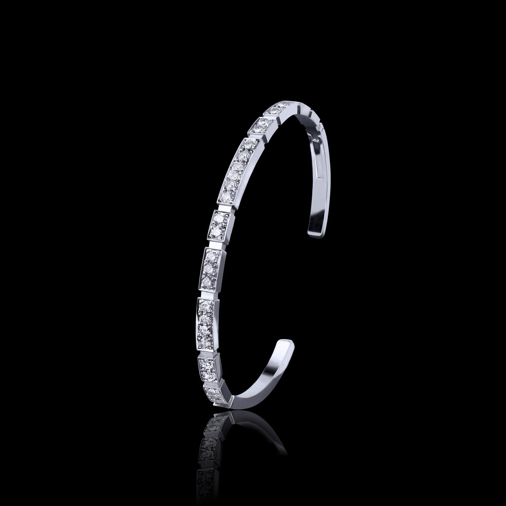 Eternal full set diamond bangle in 18ct white gold by Stefano Canturi