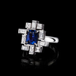 Stella 1.61ct cushion cut collector-grade Burmese sapphire and diamond ring by Stefano Canturi