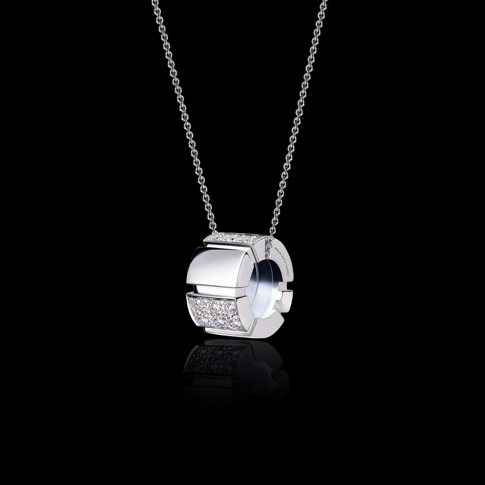 Eternal diamond Slide necklace set in 18ct white gold by Stefano Canturi
