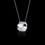 Eternal diamond Slide necklace set in 18ct white gold by Stefano Canturi
