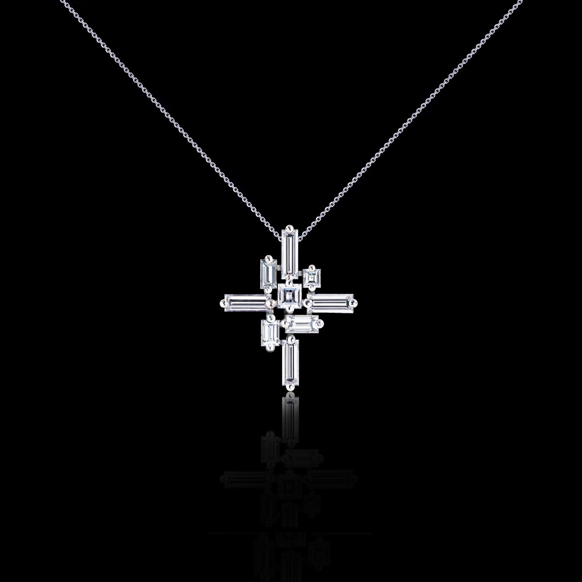 Stella Cross Necklace | Diamonds & Gold – Canturi
