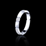 Eternal alternate set 2.5mm diamond ring set in 18ct white gold by Stefano Canturi