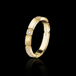 Eternal alternate set 2.5mm diamond ring set in 18ct yellowe gold by Stefano Canturi