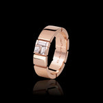 Eternal Cubism diamond set ring in 18ct rose gold by Stefano Canturi