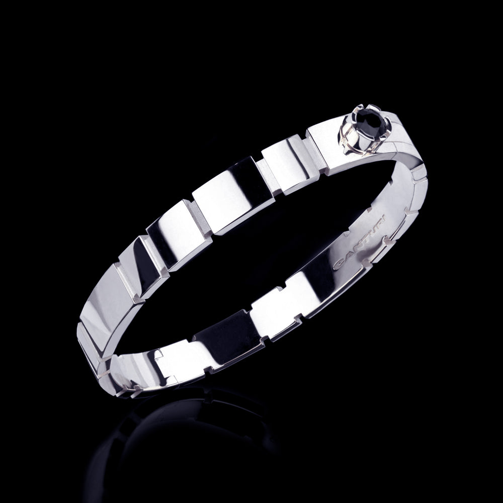 Eternal Plain bangle in 18ct white gold by Stefano Canturi