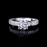 Regina 1.20ct Round diamond engagement ring in 18ct white gold by Stefano Canturi