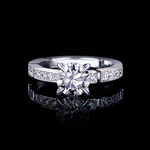 Regina 1.25ct Round Diamond Engagement Ring in 18ct white gold by Stefano Canturi