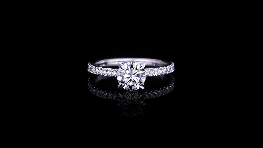 Renaissance 0.80ct Round diamond engagement ring in 18ct white gold by Stefano Canturi
