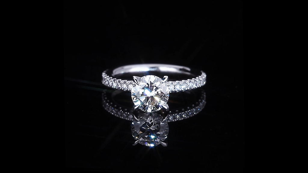 Renaissance 1.50ct Round diamond engagement ring in 18ct white gold by Stefano Canturi