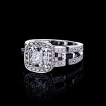 Metropolis 1.22ct Cushion Diamond Engagement Ring 