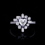 Stella 0.86ct diamond Heart engagement ring in 18ct white gold by Stefano Canturi