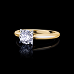 Silhouette 1.20ct Round Diamond Engagement Ring in 18ct Platinum and Yellow gold by Stefano Canturi