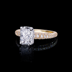 Lumina Radiant Diamond Engagement Ring by Stefano Canturi