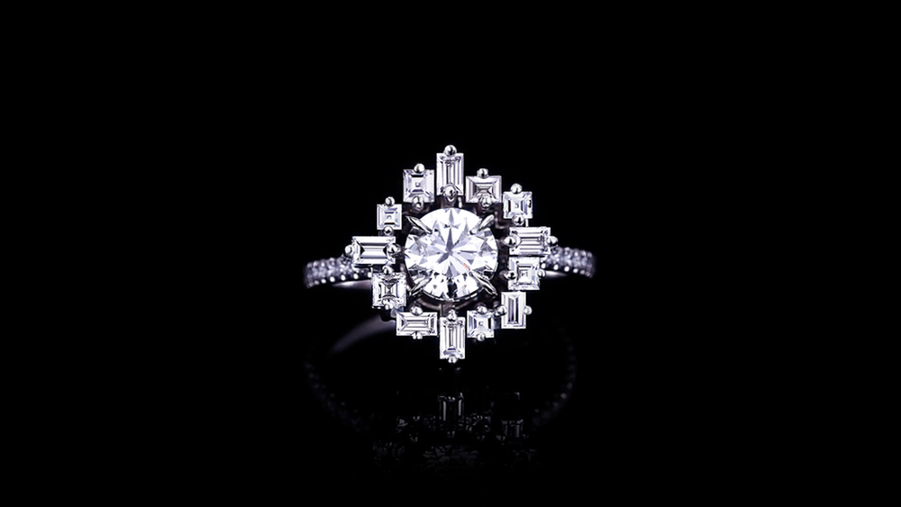Stella 1.01ct round brilliant cut diamond engagement ring in 18ct white gold by Stefano Canturi