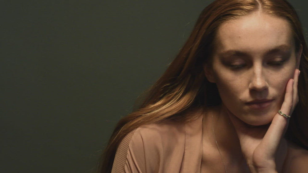 Alphabet diamond M pendant in 18ct white gold by Stefano Canturi