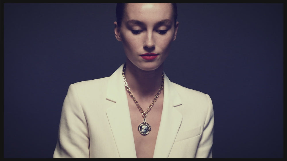 Athena necklace with Ancient coin by Stefano Canturi