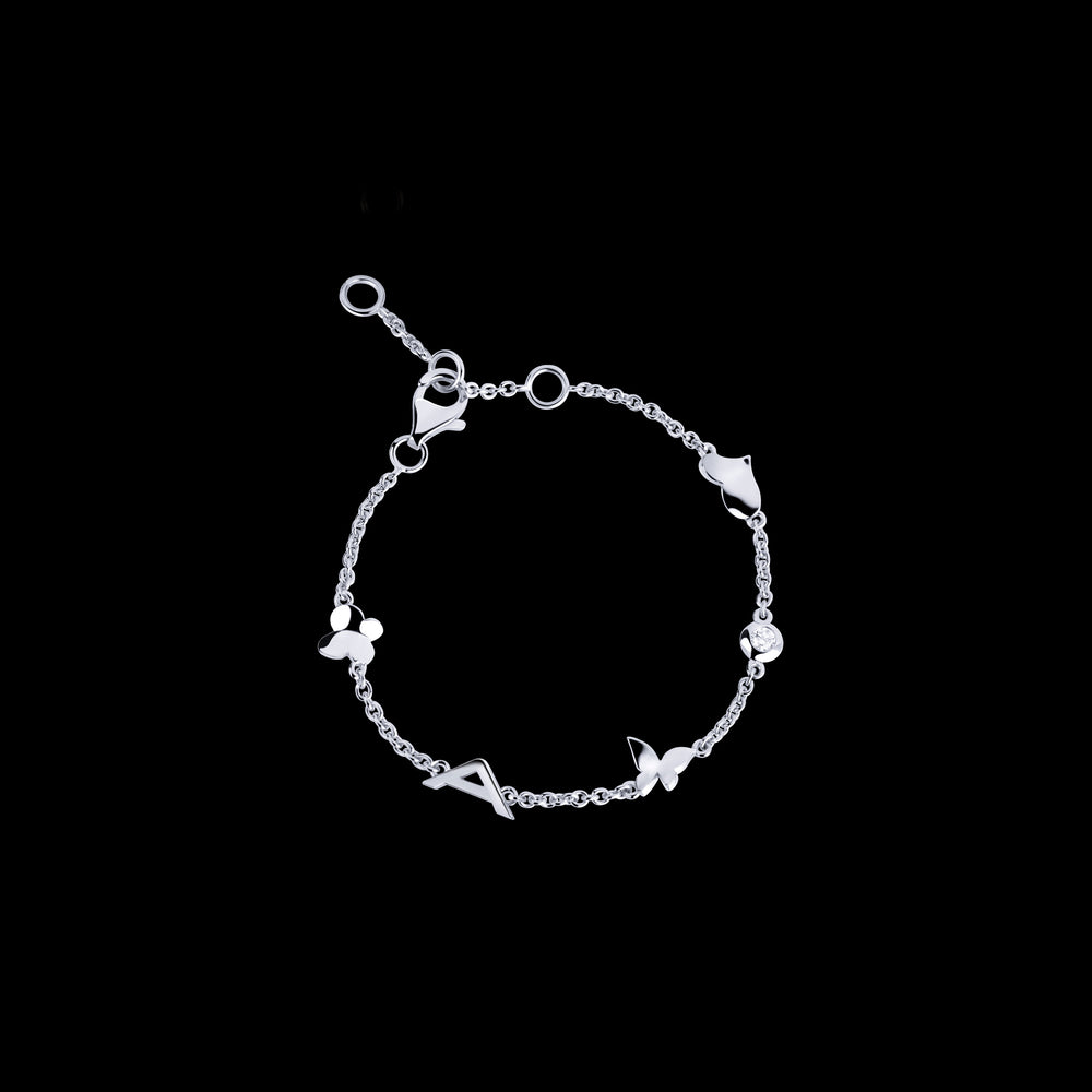 Odyssey fine baby bracelet in 18ct white gold by Stefano Canturi