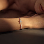 Primavera diamond bangle in 18ct white gold by Stefano Canturi