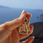 Affinity 4 Link Gold earrings in 18ct yellow gold by Stefano Canturi