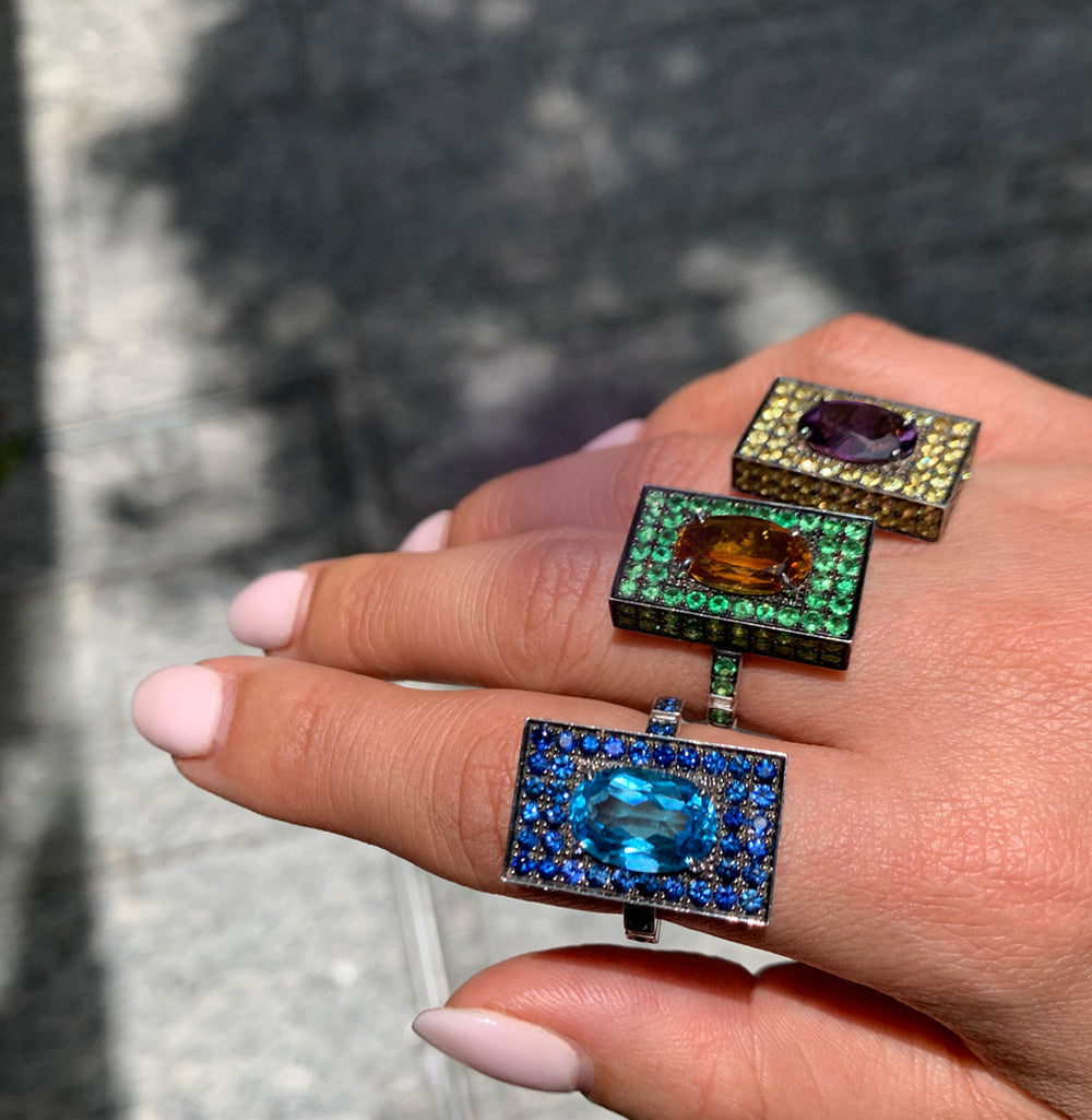 Captivo gemstone rings by Stefano Canturi