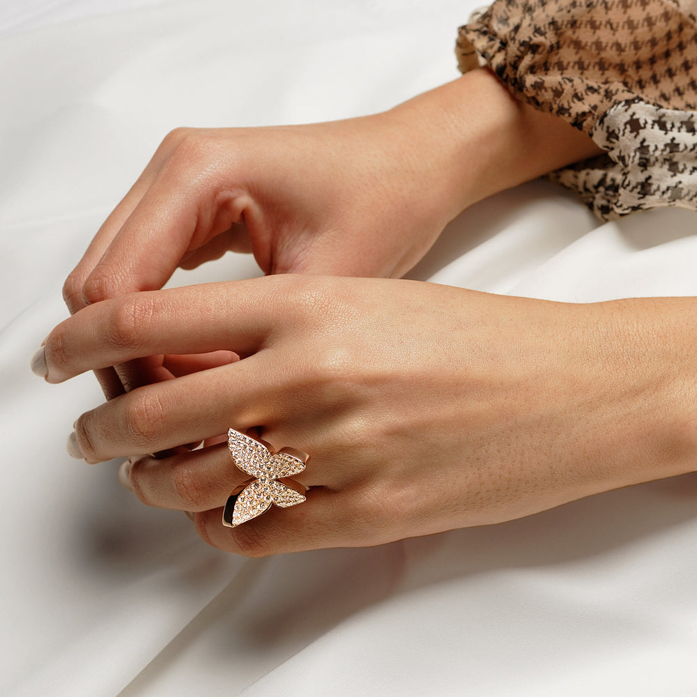 Odyssey diamond Butterfly ring by Stefano Canturi