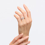 Cubism Radiant Diamond Ring set in 18ct White Gold by Stefano Canturi