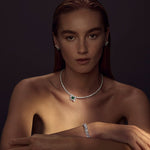 Primavera diamond and Zambian green emerald necklace by Stefano Canturi