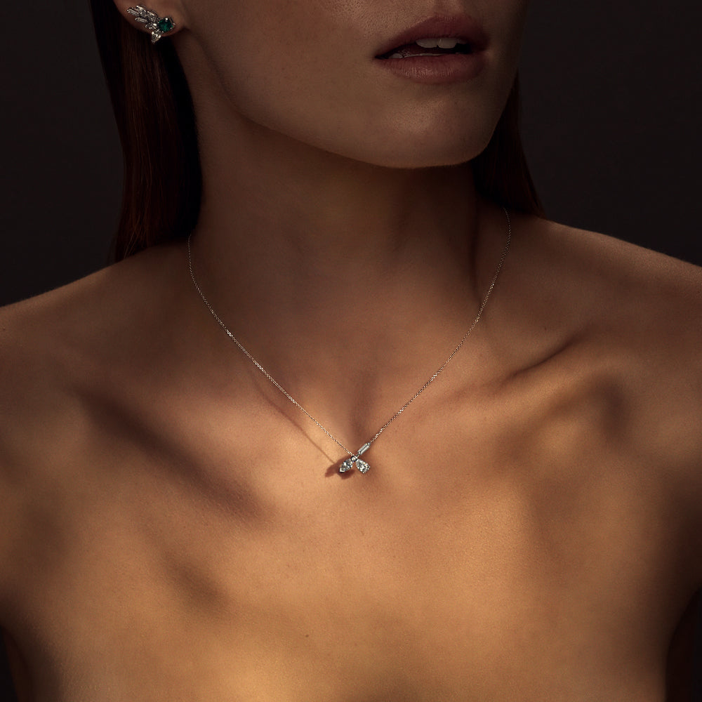 Primavera diamond necklace in 18ct white gold Stefano Canturi