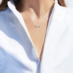 Alphabet diamond M pendant necklace by Stefano Canturi