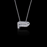 Alphabet diamond P pendant necklace by Stefano Canturi