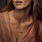 Alphabet diamond S pendant necklace by Stefano Canturi