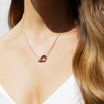 Odyssey Heart pendant necklace set in 18ct pink gold by Stefano Canturi