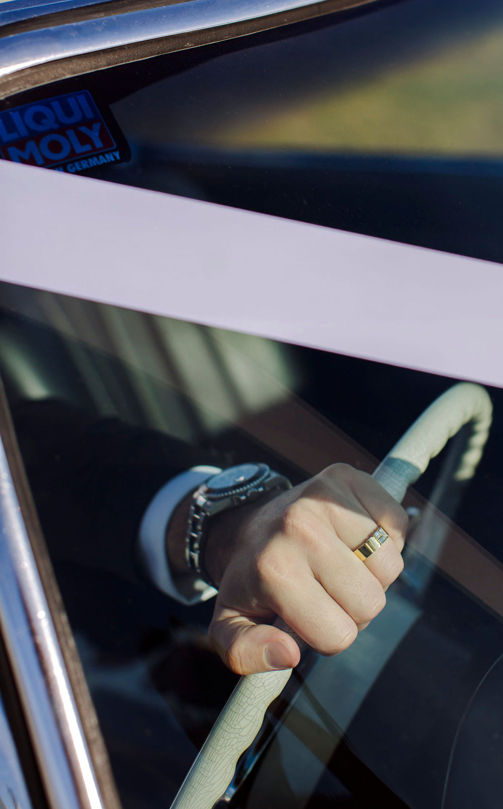 Eternal Cubism diamond set ring in 18ct yellow gold by Stefano Canturi