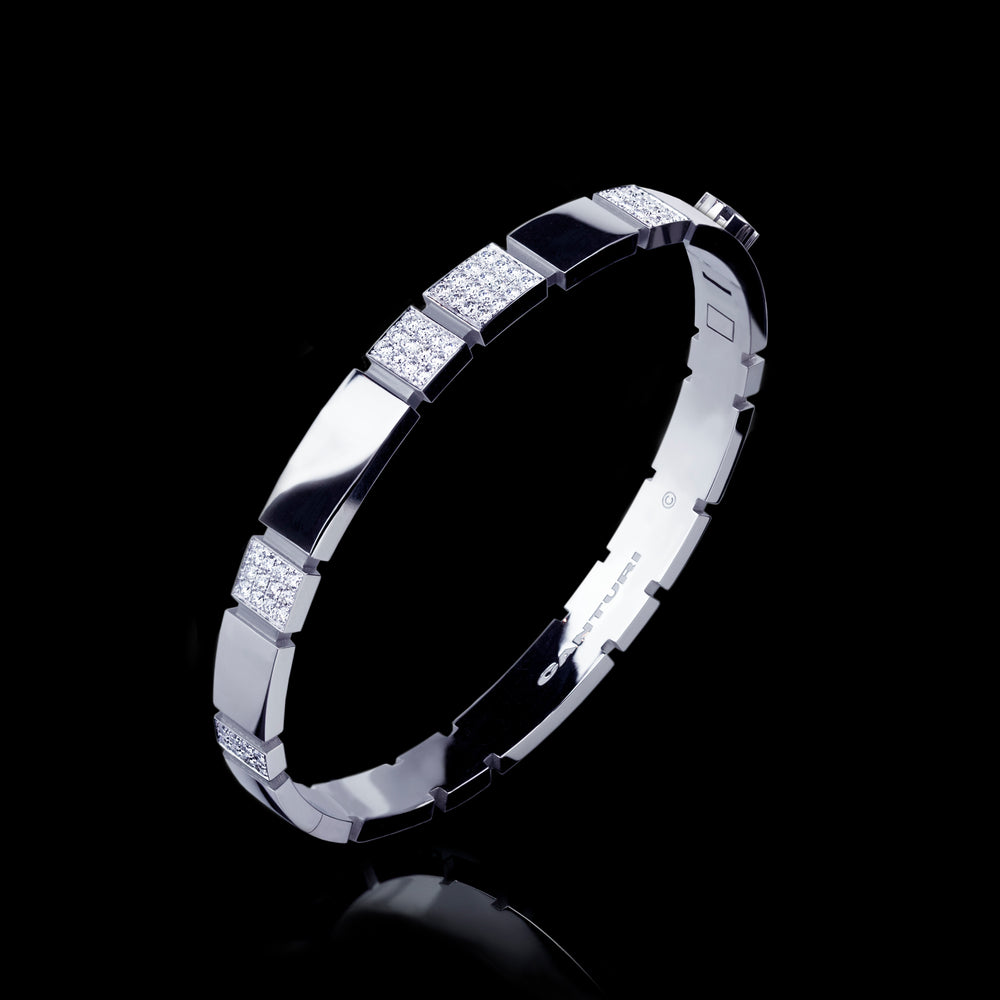 Eternal 6 set diamond bangle set in 18ct white gold by Stefano Canturi