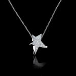 Odyssey diamond Large Star pendant necklace set in 18ct white gold by Stefano Canturi