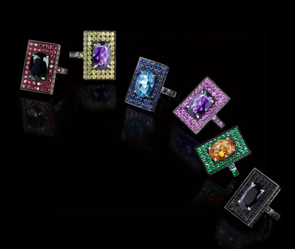 Captivo gemstone rings by Stefano Canturi