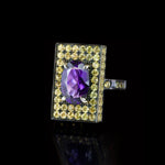 Captivo amethyst and yellow sapphire ring by Stefano Canturi