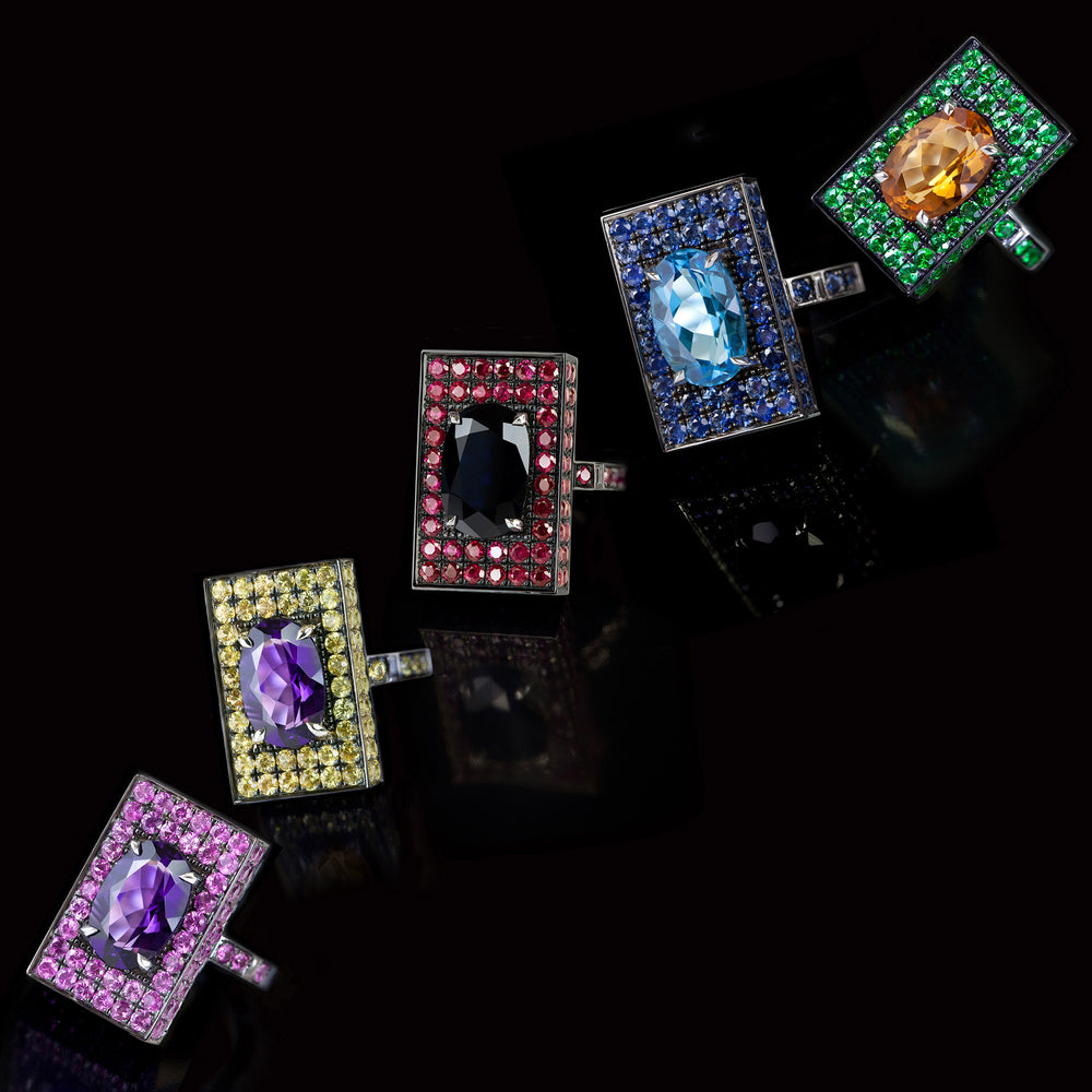 Captivo gemstone rings by Stefano Canturi