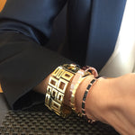 Etermal bangles and Geometric cuff by Stefano Canturi