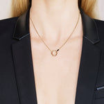Regina diamond and Australian black sapphire necklace in 18ct yellow gold by Stefano Canturi