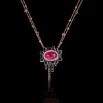Stella diamond neckpiece in 18ct pink gold by Stefano Canturi