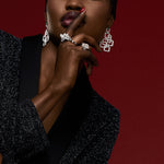 Affinity 6 Link diamond earrings by Stefano Canturi