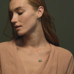 Alphabet diamond S pendant in 18ct white gold by Stefano Canturi